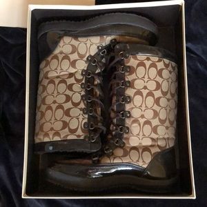 Coach Signature Winter Boots